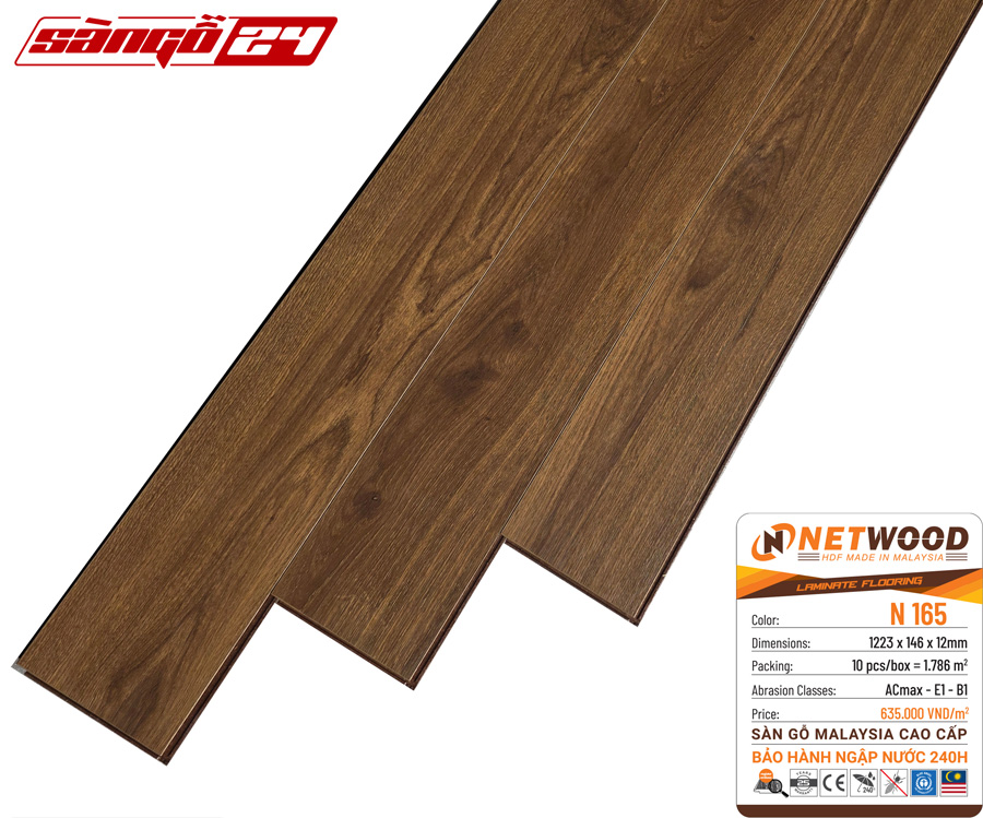 Sàn gỗ Netwood có 2 dòng sản phẩm 
