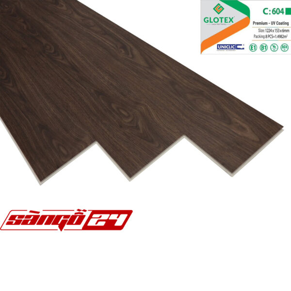 Sàn nhựa Glotex 6mm C604