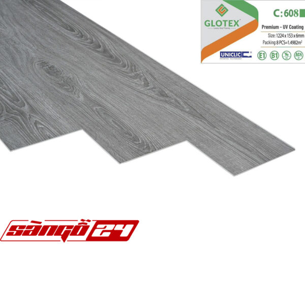 Sàn nhựa Glotex 6mm C608